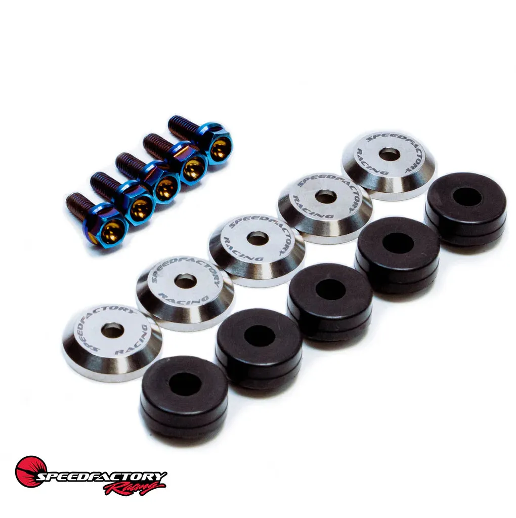 SpeedFactory Racing Titanium Valve Cover Hardware Kit for F20C/F22C1 (S2000) - Burnt - SF-02-079-F20/F22