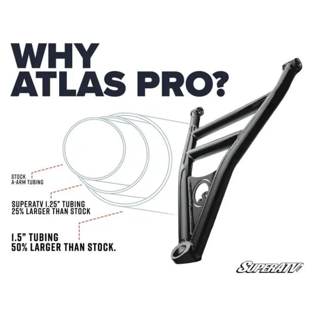 SuperATV Polaris RZR XP 1000 Atlas Pro 2" Forward Offset A-Arms