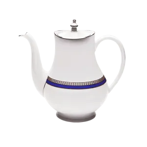 Symphonie Platinum & Blue Coffeepot