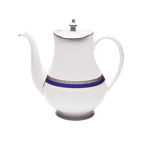 Symphonie Platinum & Blue Coffeepot