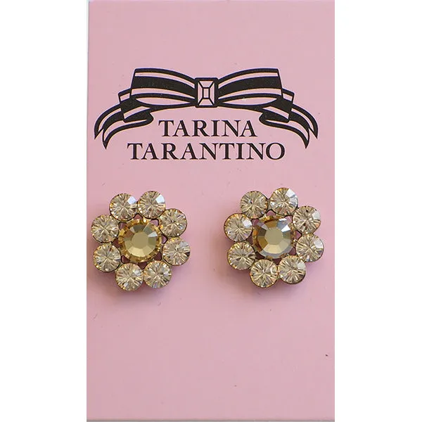 Tarina Tarantino Classic Flower Post Earrings (Bellini)