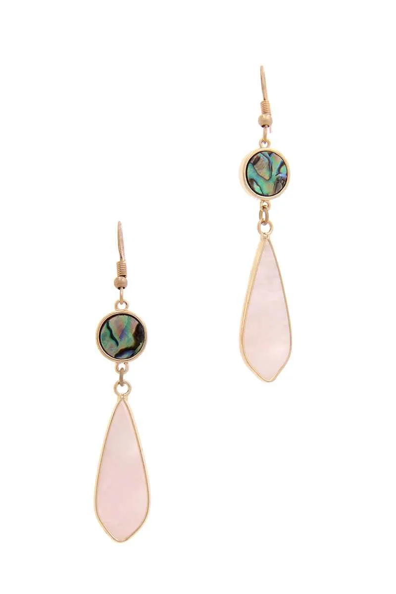 Teardrop Shape Dangle Drop Earring