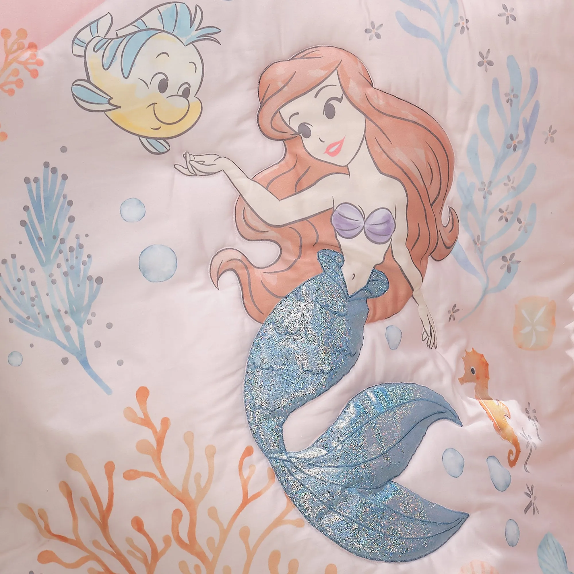 The Little Mermaid 3-Piece Crib Bedding Set