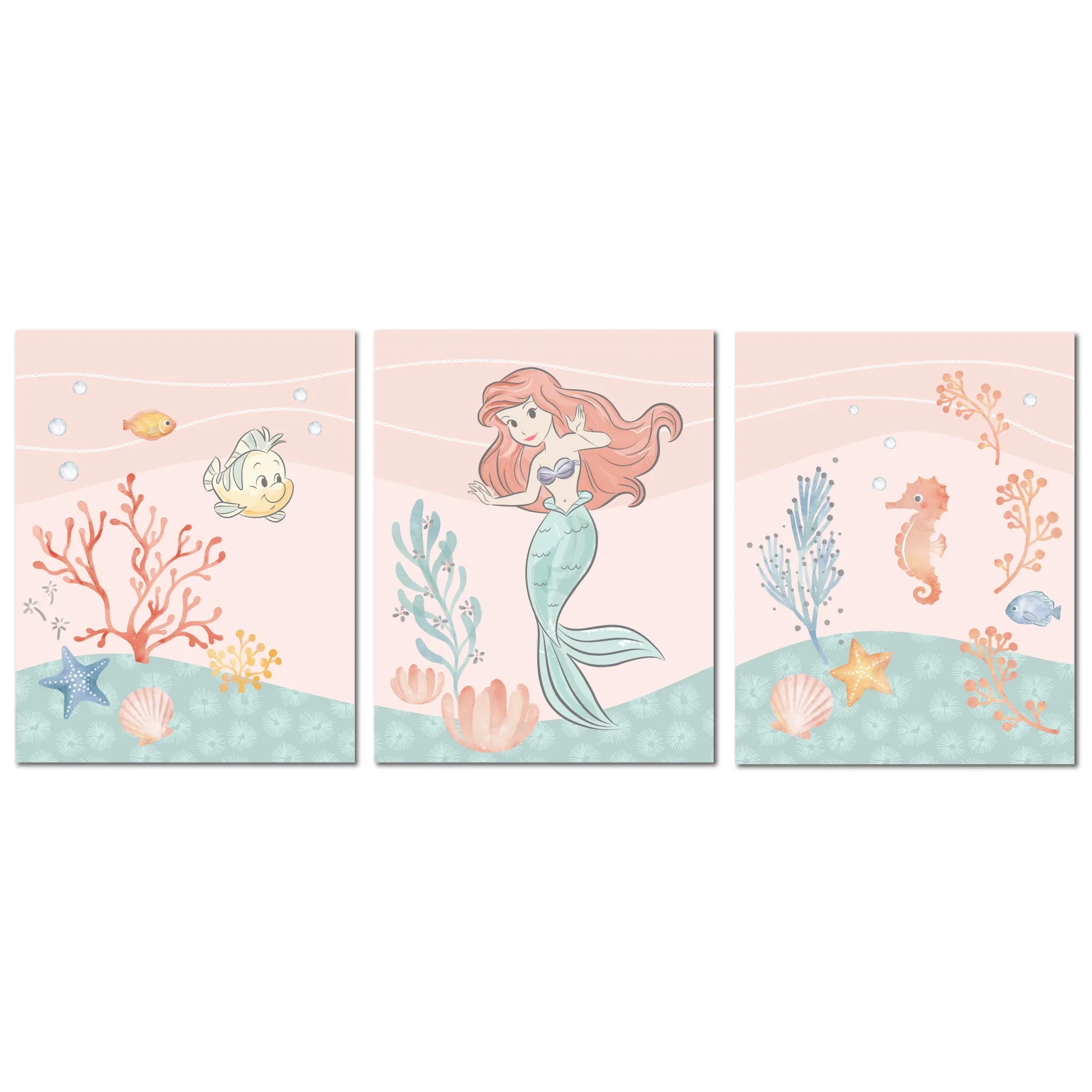 The Little Mermaid Unframed Wall Art