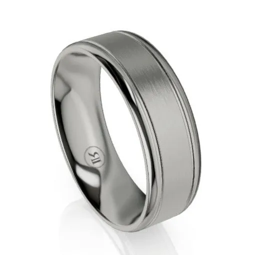 The Otis Titanium Wedding Ring