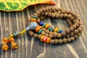 Tibetan Style Raktu Seed Mala