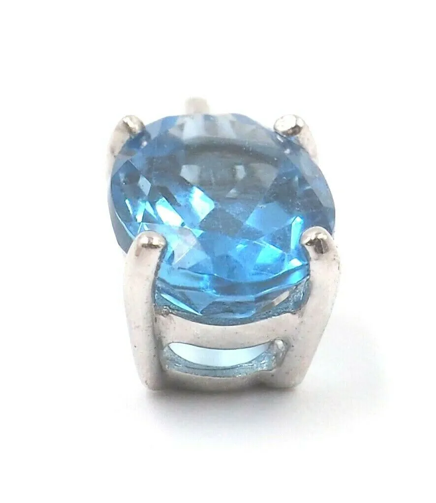 Topaz 9ct White Gold Pendant