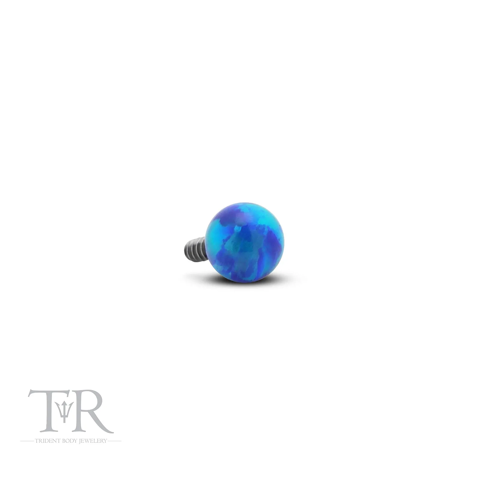 Trident Titanium Internally Threaded Opal Ball