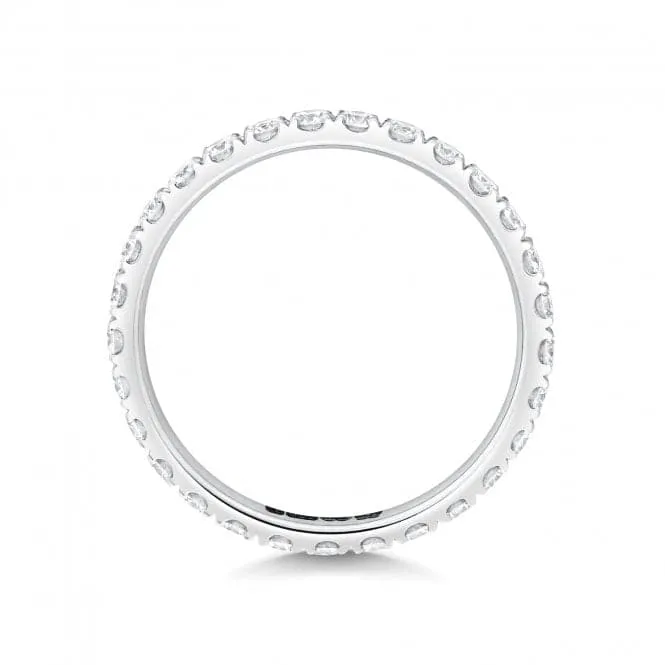 Wedding Band Platinum Diamond Full Eternity Ring WP254