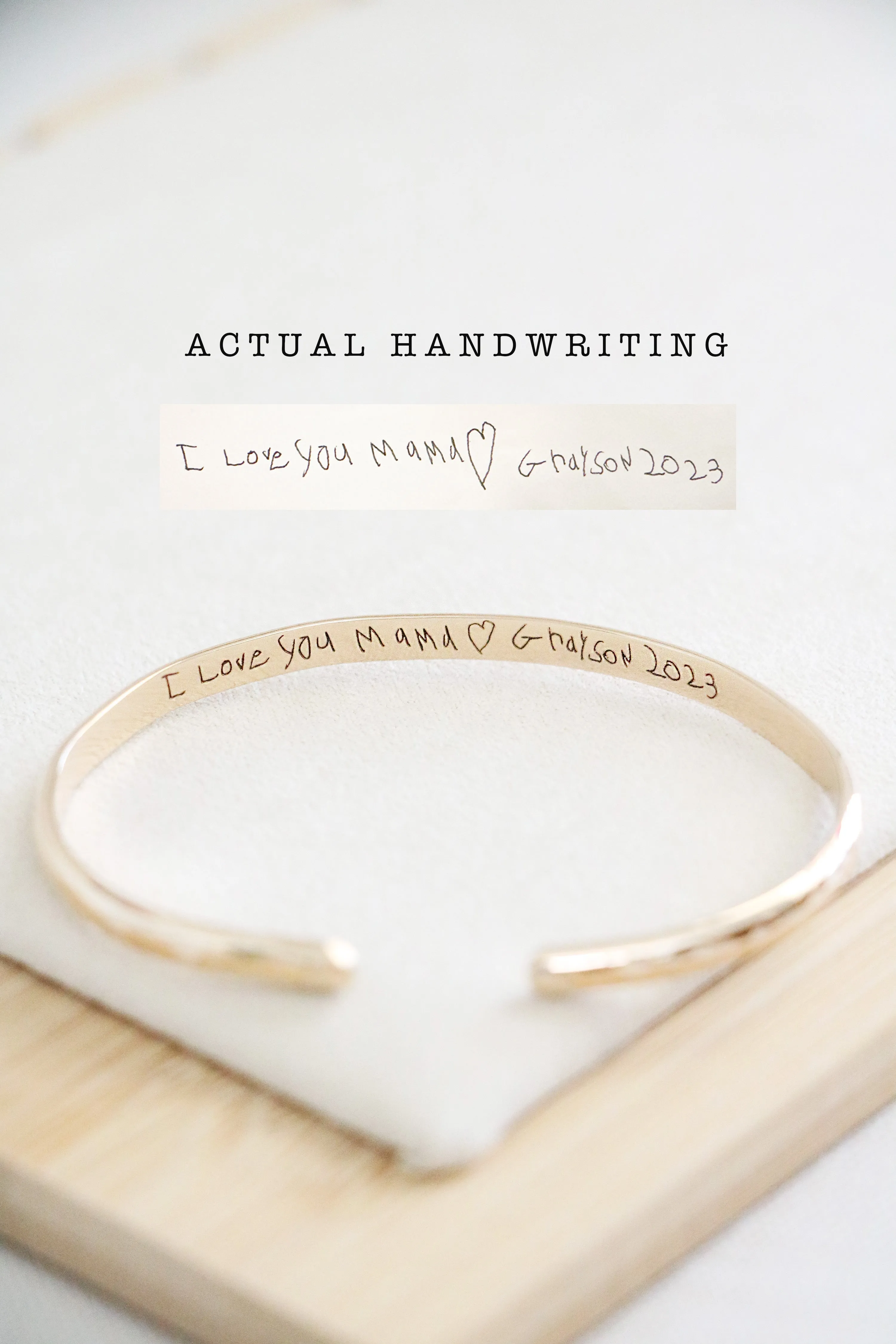 your story cuff { gold   silver }