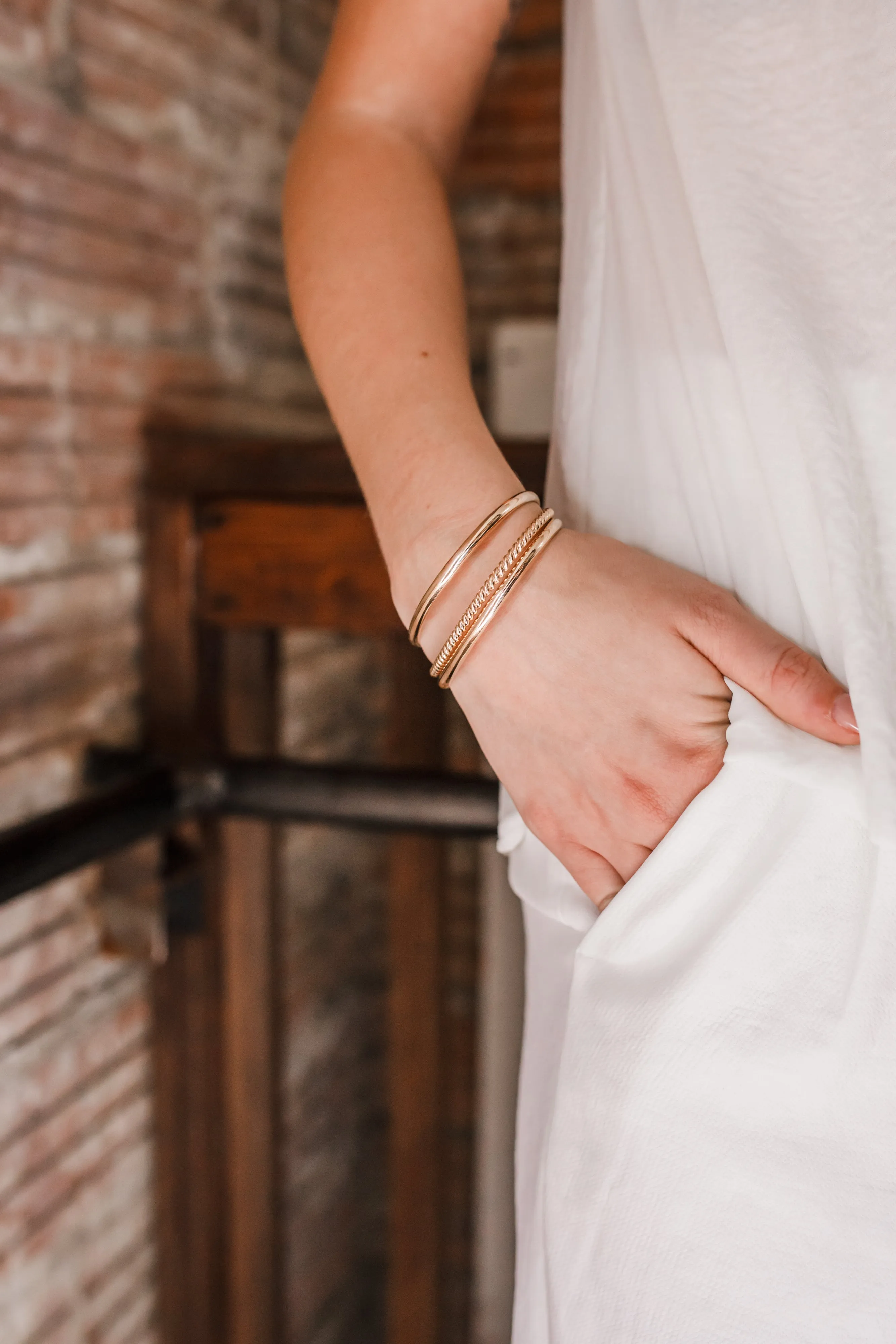 your story cuff { gold   silver }