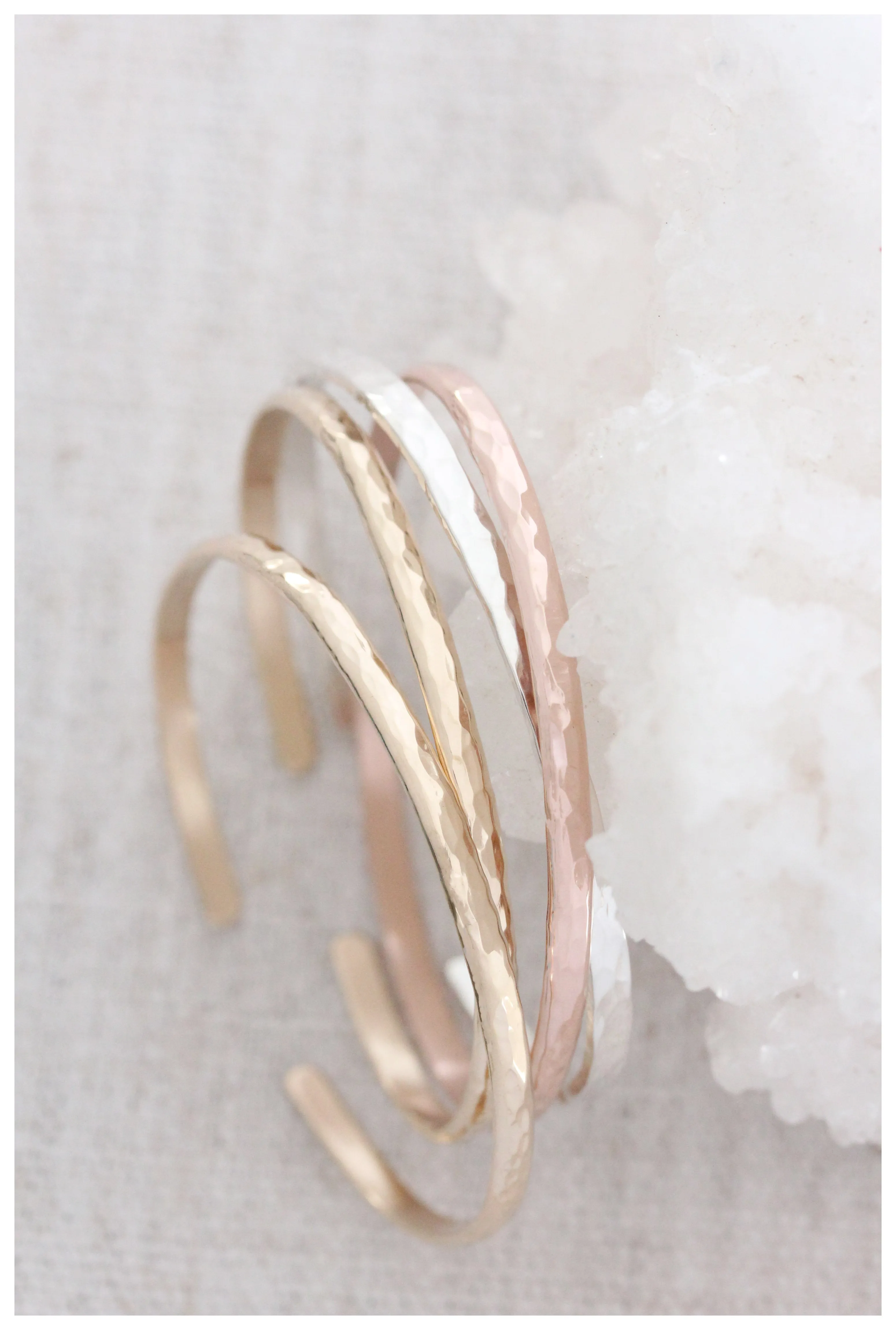 your story cuff { gold   silver }