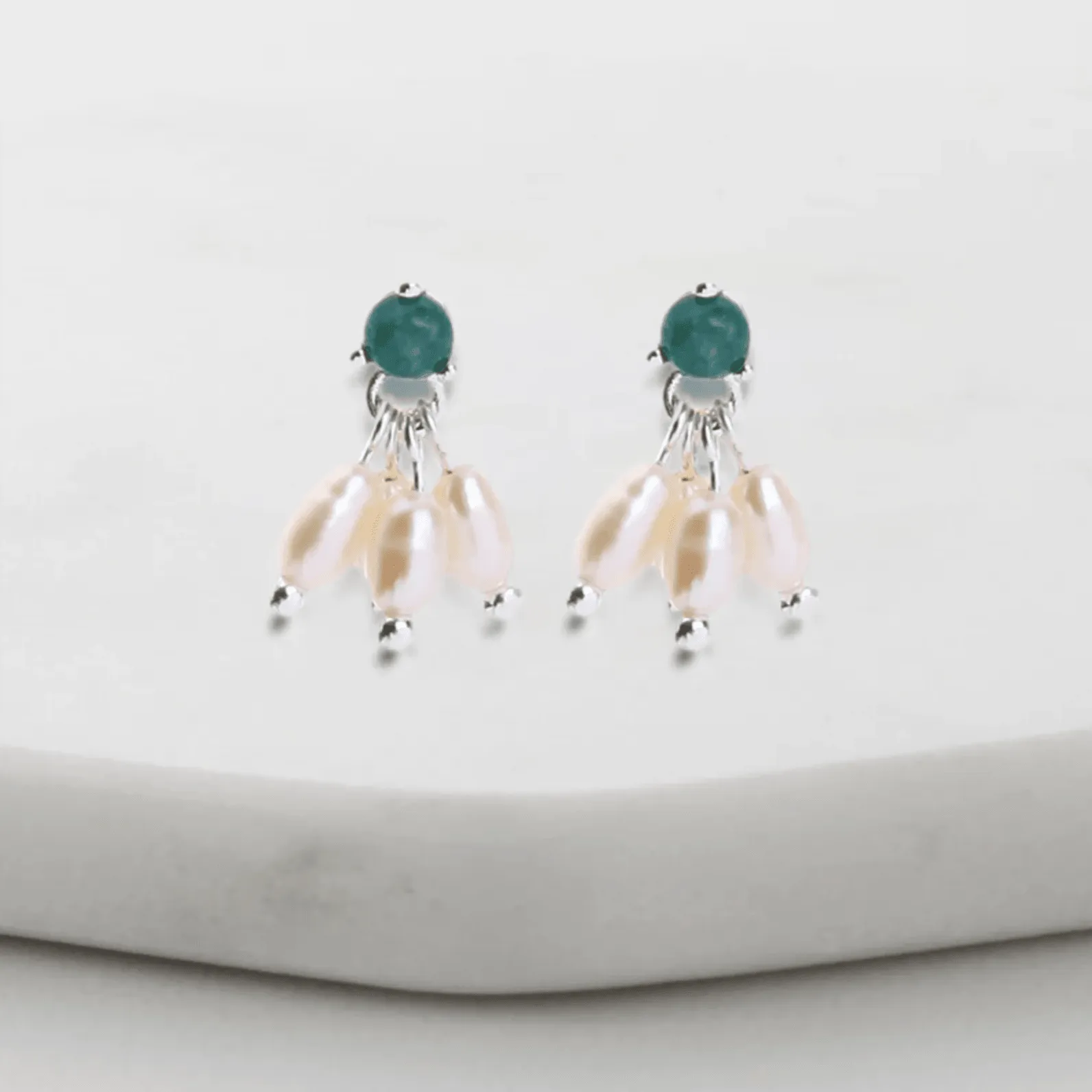 Zoe Earring | Emerald